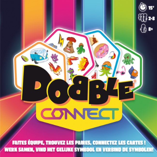 Spellen, Kaartspellen - Dobble Connect, 8+