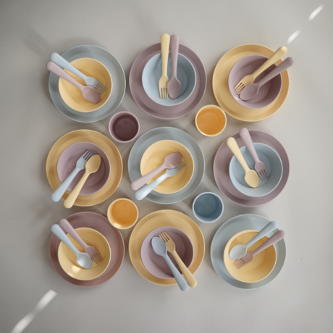 Mushie Kinderschaaltjes - Soft lilac, set van 2