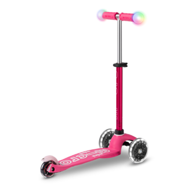 Microstep Micro Mini Step - Magic Roze, Deluxe LED, 2-6 jr.
