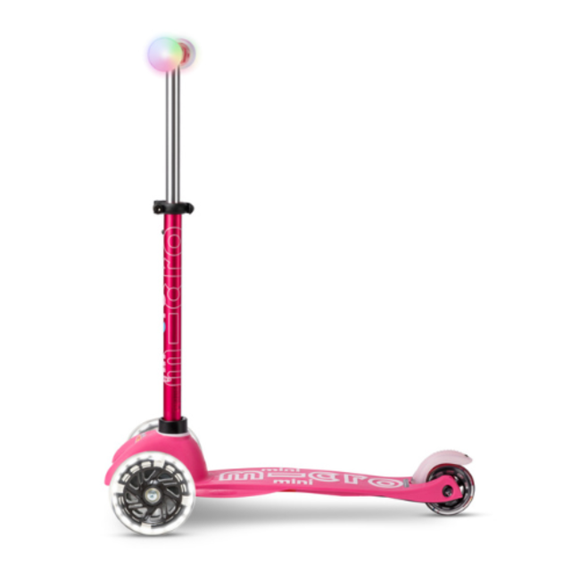 Microstep Micro Mini Step - Magic Roze, Deluxe LED, 2-6 jr.