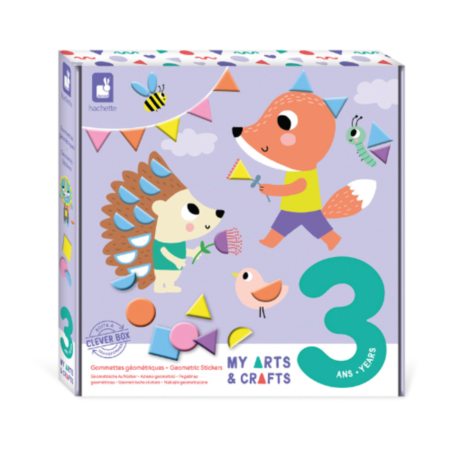 Janod Janod Atelier - 3 jaar - Geometrische Stickers