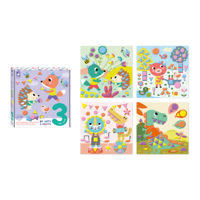 Janod Janod Atelier - 3 jaar - Geometrische Stickers