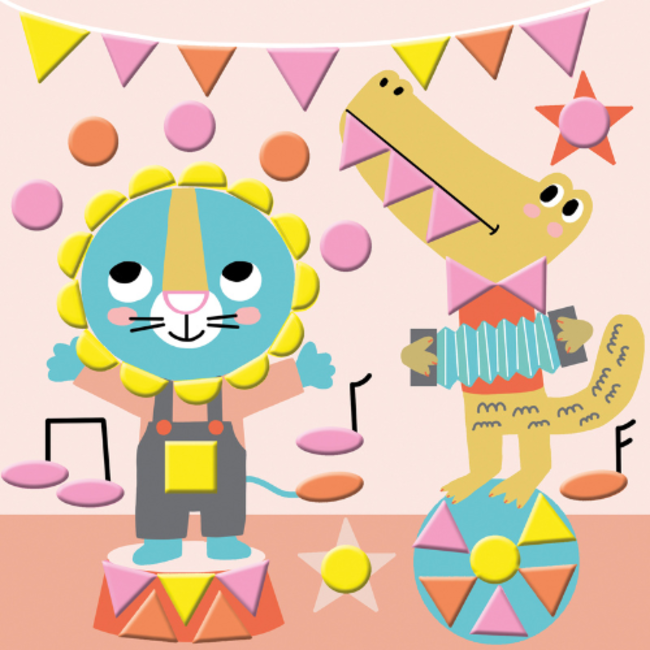 Janod Janod Atelier - 3 jaar - Geometrische Stickers