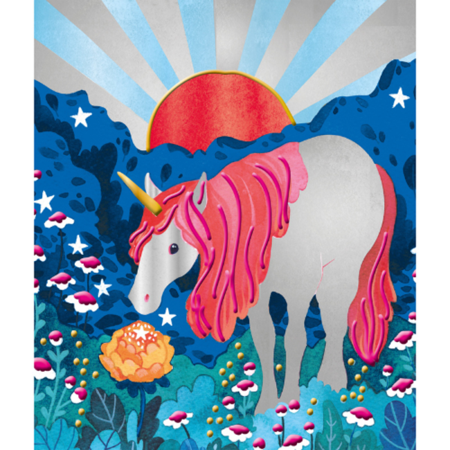 Janod Janod Atelier - 3D en Parelmoer schilderset Eenhoorns