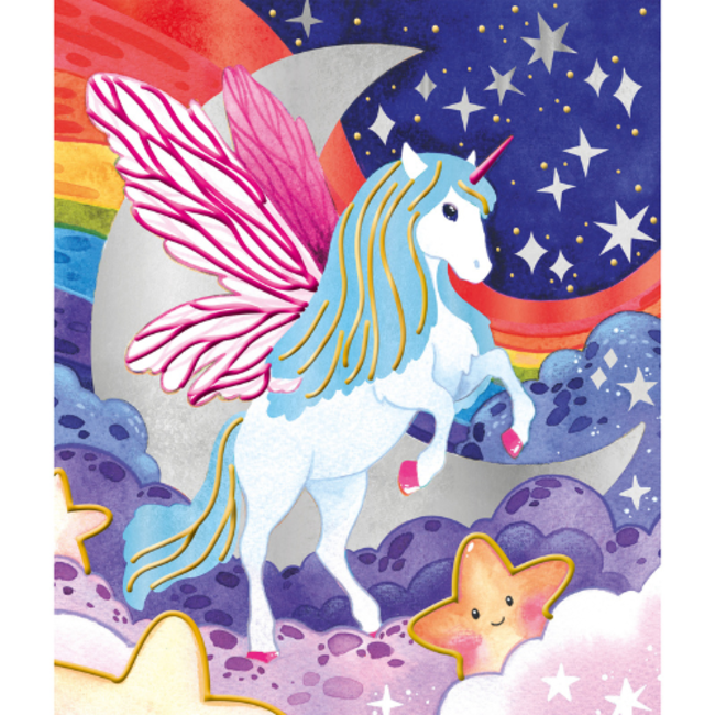 Janod Janod Atelier - 3D en Parelmoer schilderset Eenhoorns