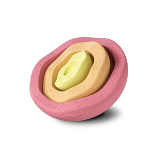 Stapelstein stapelstenen inside - Pastel warm set, 3 st, Licht rood, licht oranje, licht geel, 1+