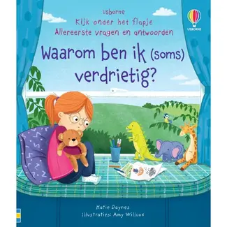 Usborne Boeken, Kartonboeken - Flapjesboek Waarom ben ik (soms) verdrietig?, 3+