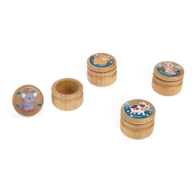 Janod Pocket - Tandendoosjes, assorti, 5+