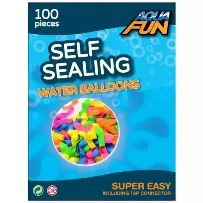 Buitenspeelgoed - Aqua fun 100 zelfsluitende waterballonnen