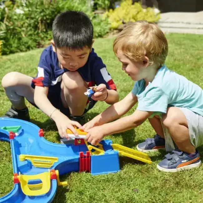 Aquaplay Buitenspeelgoed, Waterbaan - Container kraan set