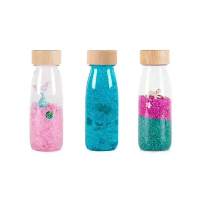 Petit Boum Sensorische fles - Sensory Bottles, set van 3, Fantasie