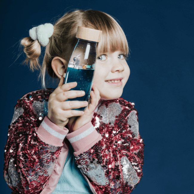 Petit Boum Sensorische fles - Spy Move Bottle, ruimte (universe)