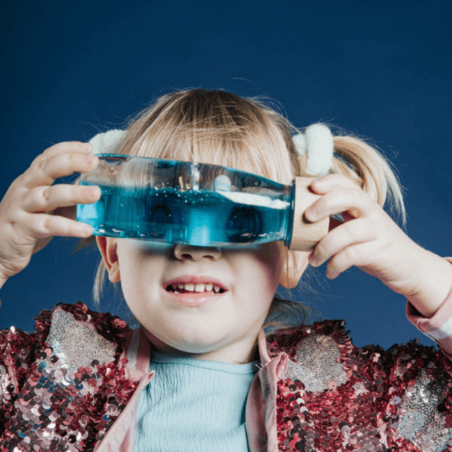 Petit Boum Sensorische fles - Spy Move Bottle, ruimte (universe)