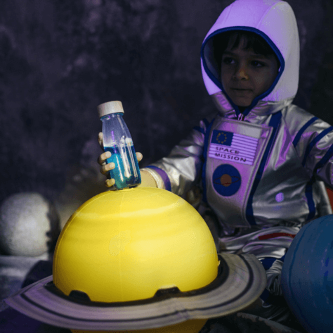 Petit Boum Sensorische fles - Spy Move Bottle, ruimte (universe)