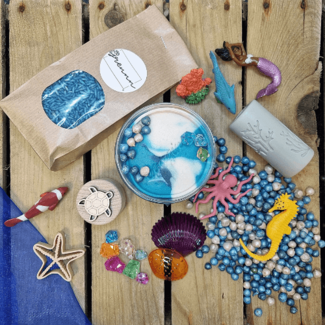 Sensorisch speelgoed, Sensory Bin - Speelset Oceaan 'Under the sea'