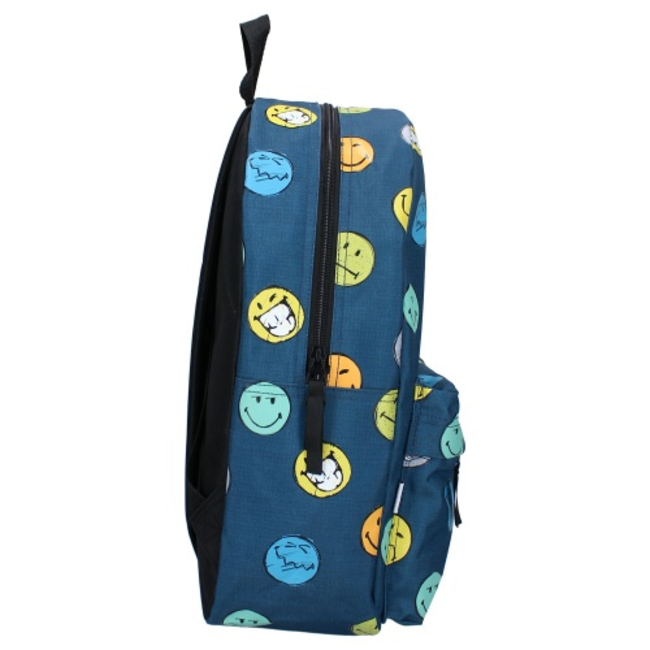 Rugzak, Kinderrugtas - Take the time to smile Blauw