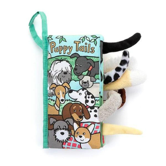 Jellycat Knuffels - Puppy Tails Activity Book, 22cm