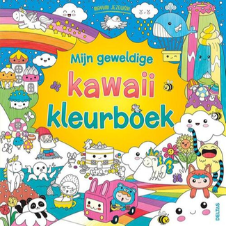 Deltas Boeken, Kleurboeken - Mijn geweldige kawaii kleurboek