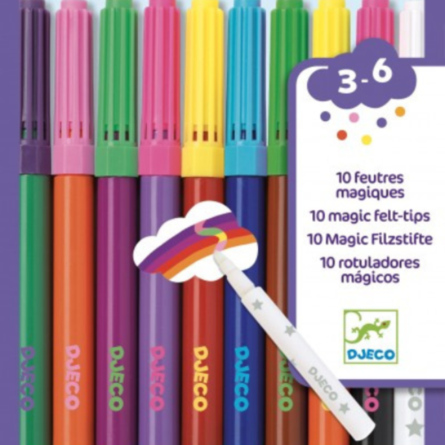 Djeco Knutselen, Stiften - 10 stiften, Magische, 3+