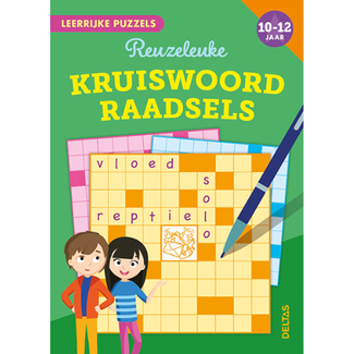 Deltas Boeken, Doeboeken - Leerrijke puzzels: Reuzeleuke kruiswoordraadsels, 10-12 jaar