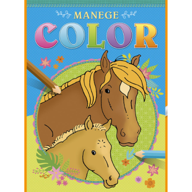 Deltas Boeken, Kleurboeken - Manege color kleurblok