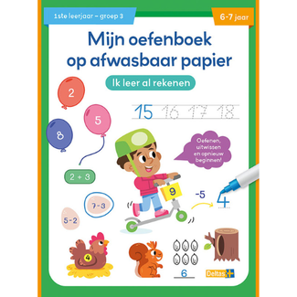 Deltas Educatieve boeken - Mijn oefenboek op afwasbaar papier Ik leer al rekenen (6-7 j.)