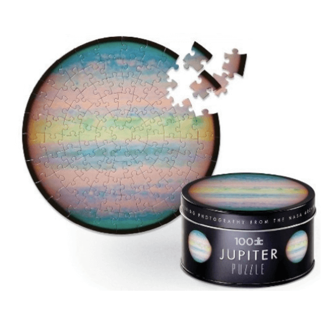 Crocodile Creek Puzzels, Legpuzzel - Puzzelblikje NASA Jupiter, 100 stukjes, 5+