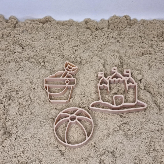 Grennn Sensorisch speelgoed, Accessoires - Uitstekers strandsetje