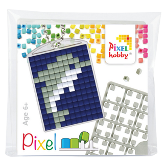 Knutselen, Pixelhobby - Pixel sleutelhanger set Dolfijn, 6+