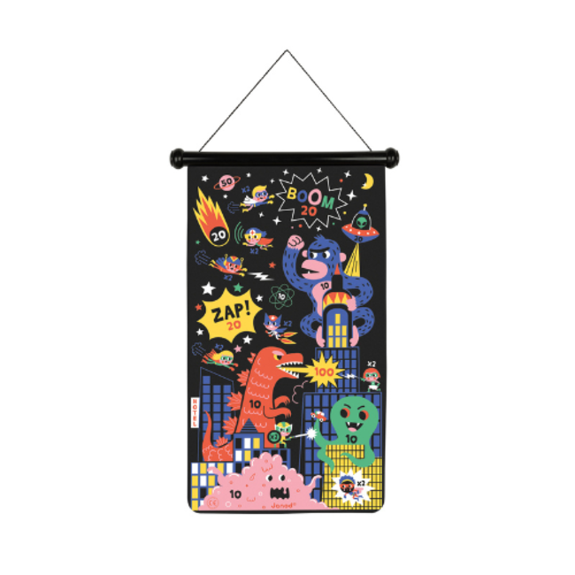 Janod Spellen, Kinderspellen - Dartspel, Superhelden, 4+