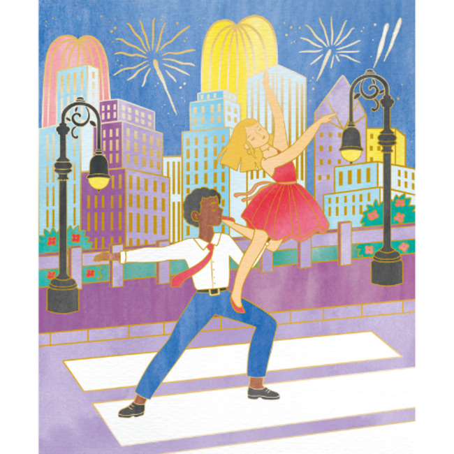 Janod Janod Atelier - Gouden plaatje Dansers verven