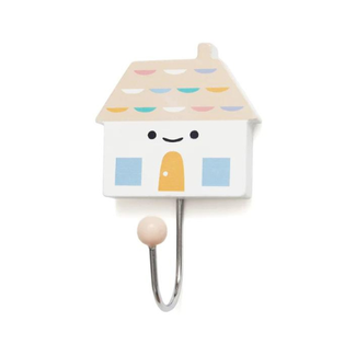 Petit Monkey Accessoires - Hook little house, Haak klein huisje, peach