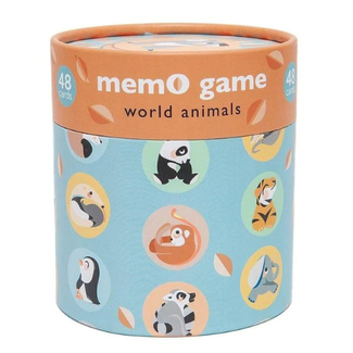 Petit Monkey Spellen, Kinderspellen - Memo dieren van de wereld, 3+