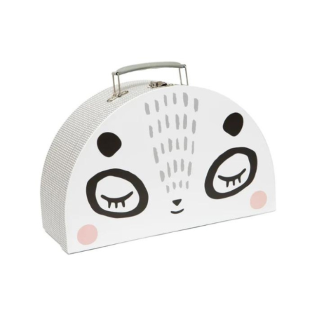 Petit Monkey Koffer - kinder koffer set van 3 stuks, panda, regenboog-zon, klein huisje-vogel