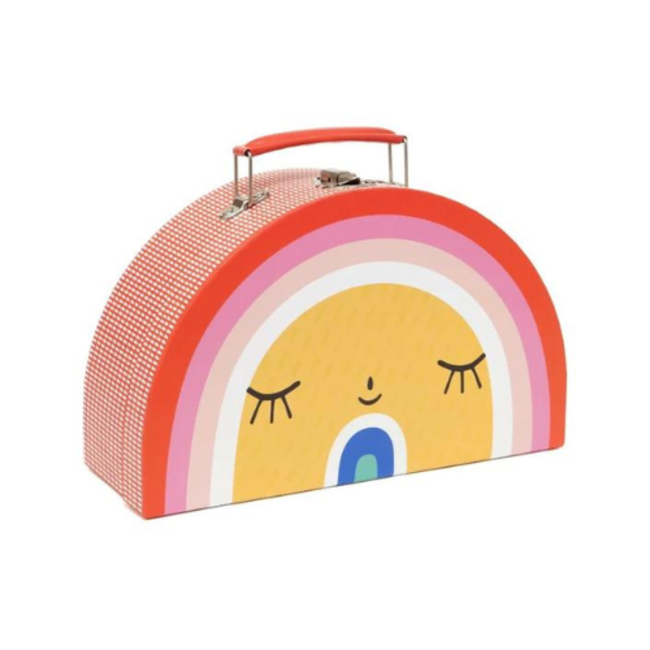Petit Monkey Koffer - kinder koffer set van 3 stuks, panda, regenboog-zon, klein huisje-vogel
