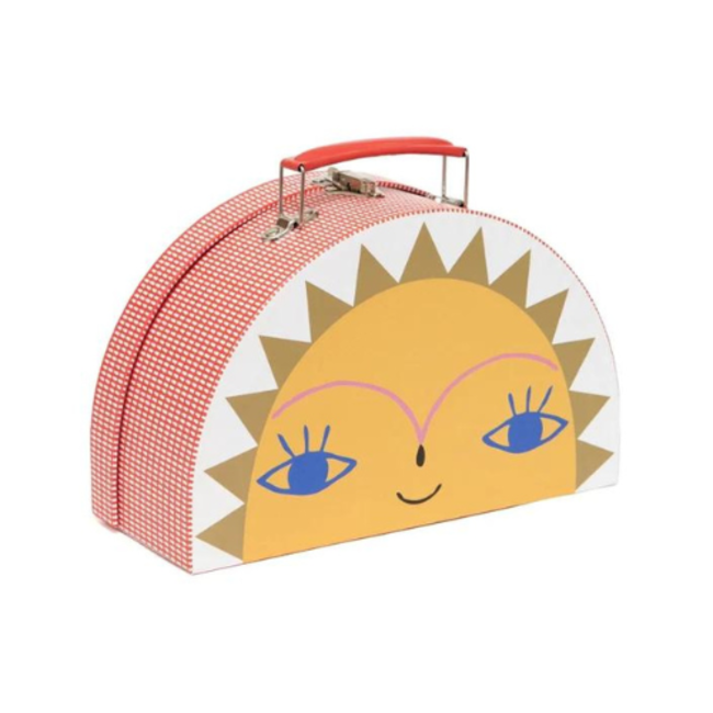 Petit Monkey Koffer - kinder koffer set van 3 stuks, panda, regenboog-zon, klein huisje-vogel