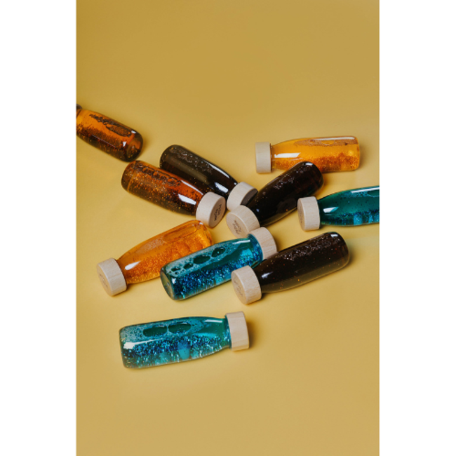 Petit Boum Sensorische fles - Sensory Bottle, Bruin