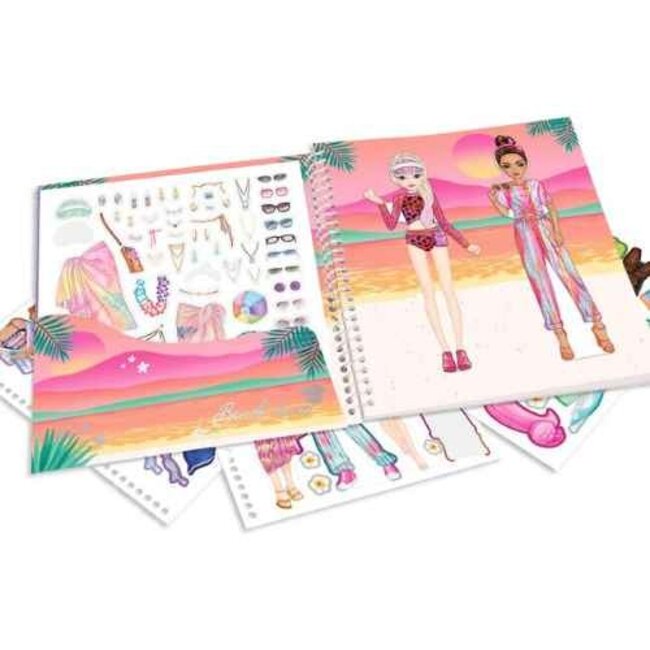 TOPModel Boeken, Stickerboeken - TOPModel Dress Me Up stickerboek, HOLIDAY