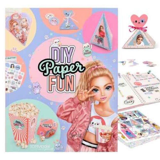 TOPModel Boeken, Doeboeken - TOPModel DIY Paper Fun Book CUTIE STAR