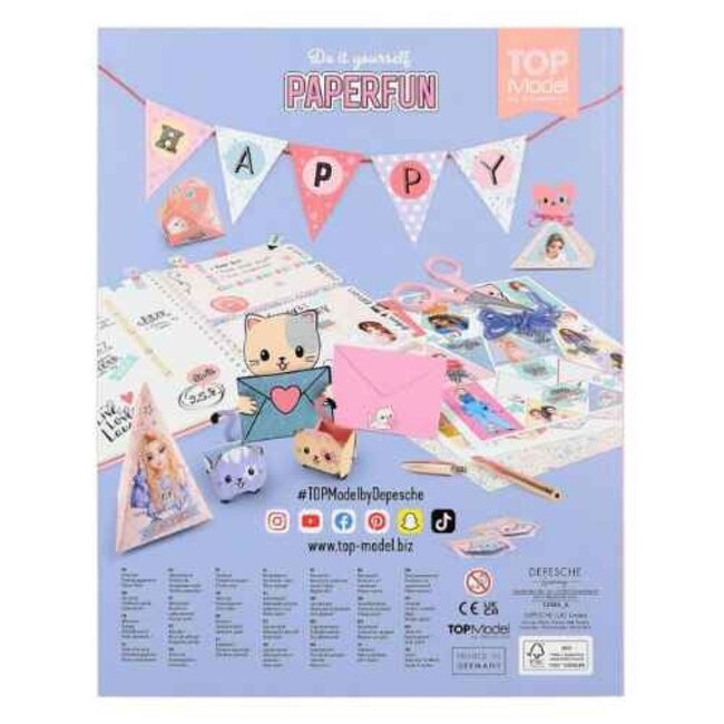TOPModel Boeken, Doeboeken - TOPModel DIY Paper Fun Book CUTIE STAR