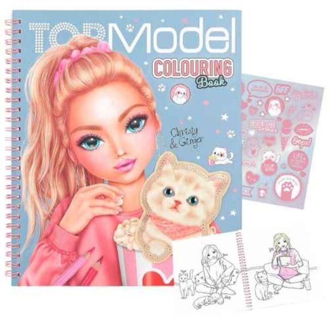 TOPModel Boeken, Kleurboeken - TOPModel kleurboek CUTIE STAR