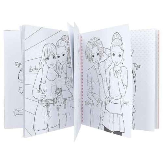 TOPModel Boeken, Kleurboeken - TOPModel kleurboek CUTIE STAR