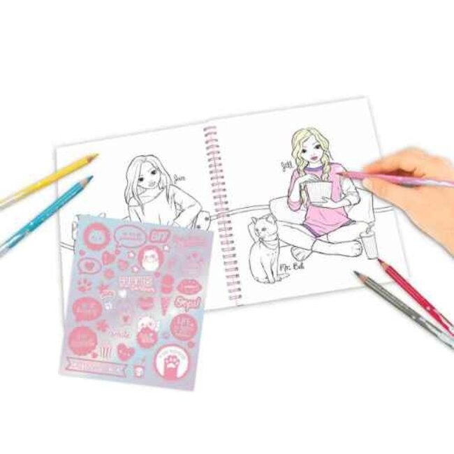 TOPModel Boeken, Kleurboeken - TOPModel kleurboek CUTIE STAR