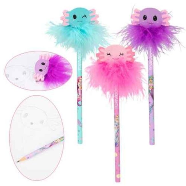 TOPModel (UA) Knutselen, Accessoires - TOPModel potlood met gum, mermaid, assorti