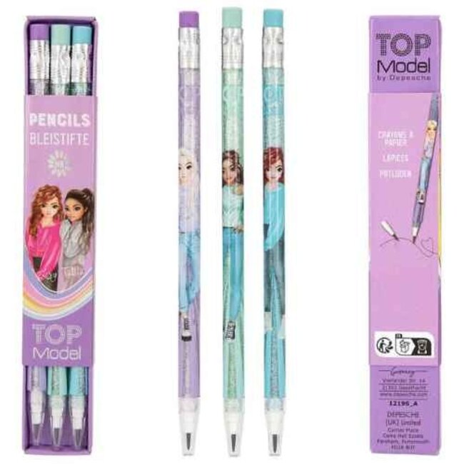 TOPModel Knutselen, Accessoires - TOPModel doorschuifpotloden, assorti