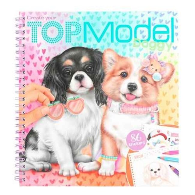 TOPModel Boeken, Kleurboeken - TOPModel Create your TOPModel doggy kleurboek