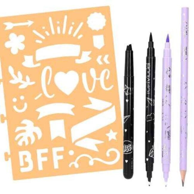 TOPModel Knutselen - TOPModel Handlettering set