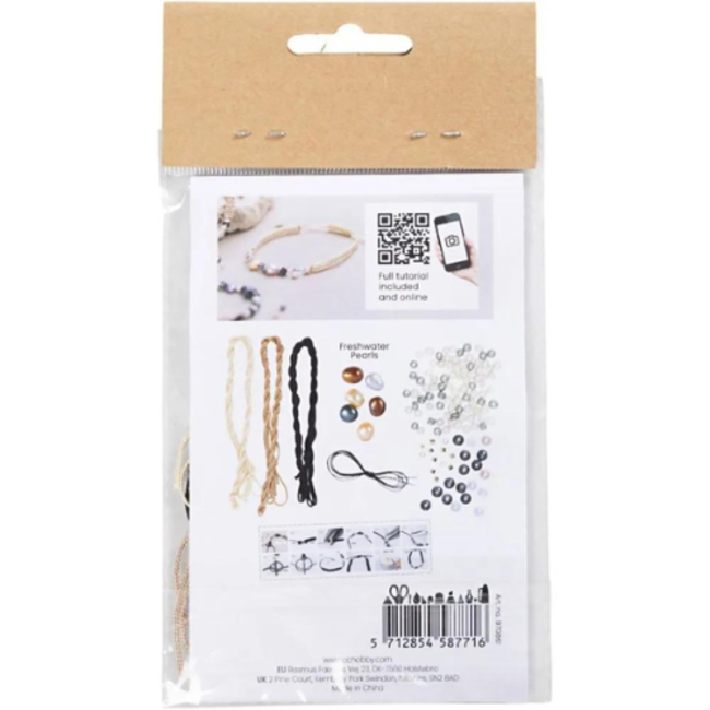 Creativ Company Knutselen, Sieraden maken - Mini hobby set, armband met sluiting