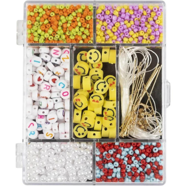 Creativ Company Sieraden maken - Sieradenbox regenboogmix, regenboogkleuren