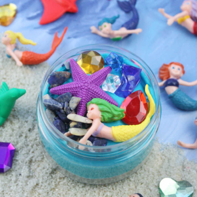 Dutch Dough Natuurlijke Speelklei - Mermaid Surprise, 250 gr.